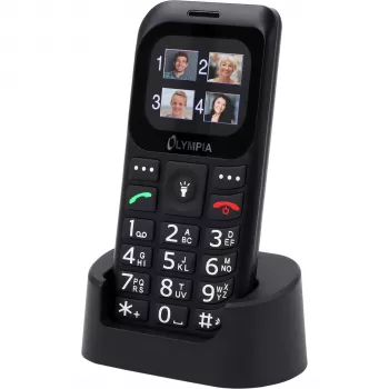 OLYMPIA Bella Plus písací stroj manuálny - prenosný QWERTY písací stroj s integrovaným kufríkom, čierny