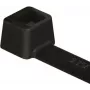 HellermannTyton T18L PA66W BK 100 káblová pásková, čierna, 205 mm x 2,5 mm, balenie 100 ks