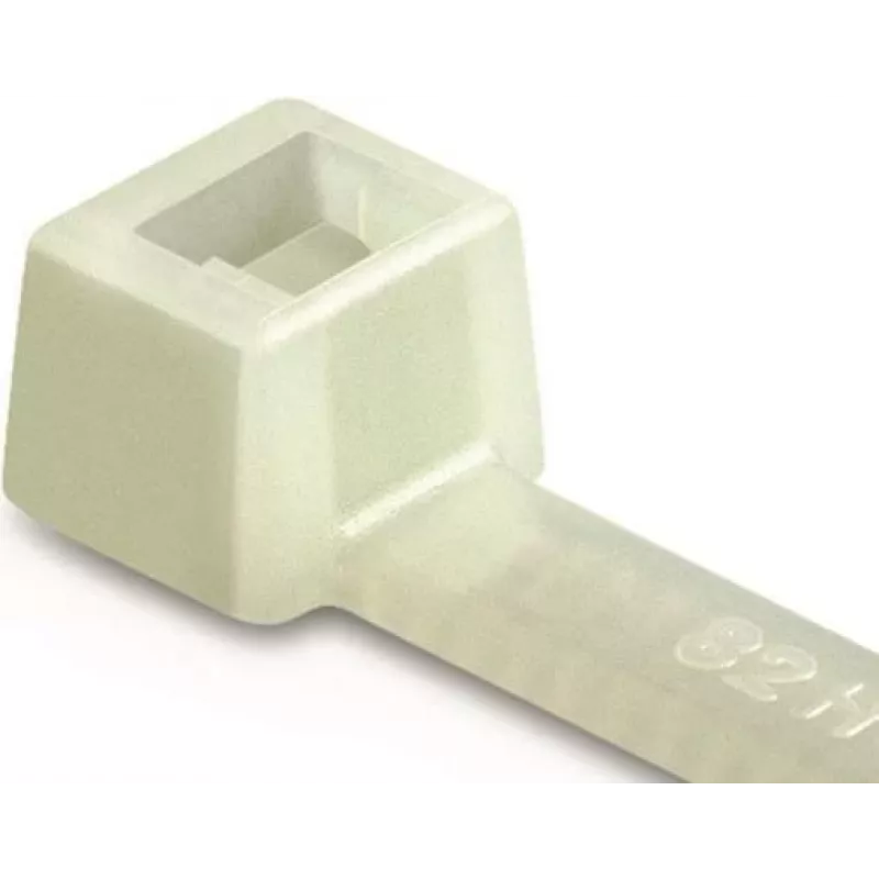 HellermannTyton T80I-PA66-NA-C1 transparentné káblové páskové, 300 x 4,7 mm, 100 ks