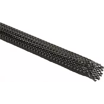 HellermannTyton Helagaine HEGPX30 opletená hadica, menovitý priemer 30 mm, zväzok 19-45 mm, polyester (PET), čierna, -50 až 150 °C, UL
