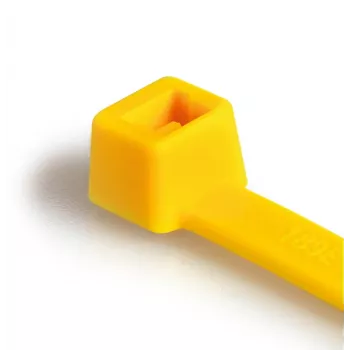 HellermannTyton T150R(H) káblová spona, paralelný uzáver, polyamid 6.6, žltá, 365 x 7.6 mm (116-15014)