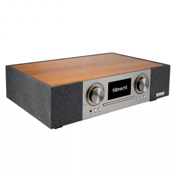 Albrecht DR 1000 all-in-one zvukový systém s internetovým rádiom, DAB+, FM, CD, Bluetooth, Wi-Fi