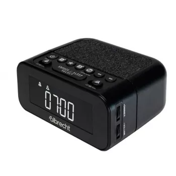 Albrecht DR 451 DAB+/UKW rádiobudík, čierny