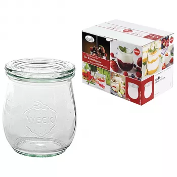 WECK tulipánová fľaša 220ml 12-kusová sada
