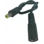 ALLNET DC napájací adaptérový kábel 5,5x2,1mm konektor samica na 4,75x1,7mm konektor samec, 15cm, čierny