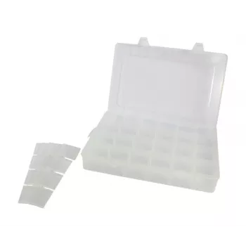 ALLNET BrickRknowledge Box Large - priehľadná úložná krabica na LEGO kocky