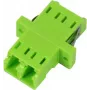 SYNERGY21 LC-LC duplex multimode OM5 sklenené vlákno adaptér spojka female na female keramická objímka zelená
