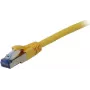 SYNERGY21 patch kábel RJ45 - CAT6A 500MHz - 10m - žltý - S/FTP (S-STP) - GHMT certifikovaný