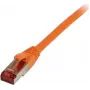 SYNERGY21 patch kábel RJ45 - CAT6 250MHz - 10m oranžový - S/FTP (S-STP) - TPE/LSZH (Superflex)