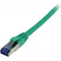 SYNERGY21 Cat6a S/FTP patch kábel 15m zelený TPE Superflex AWG26