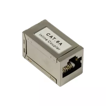 SYNERGY21 CAT6A RJ45 spojka konektor samica-samica Slim Line tienená