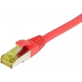 SYNERGY21 patch kábel RJ45, CAT6A 500MHz, 25m, červený, S/FTP, TPE/LSZH Ultraflex, AWG26, s CAT7 káblom