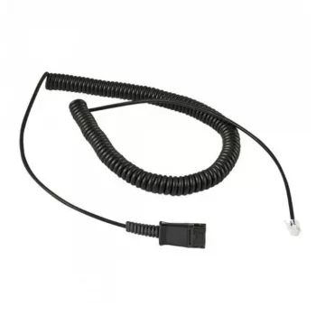 ALLNET Plusonic headset adaptér kábel Plantronics QD na RJ9 čierna 0,6m (100-002-PA)