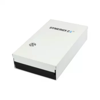 SYNERGY21 LWL nástenný rozvádzač Mini (na omietku), pre LC/SC, B150/H265/T55mm, bez spojok/splice kazety, biely