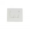 Synergy 21 Keystone modul kryt, podomietkový, 2 sloty, čisto biela, hranatý rám (S216330V2)
