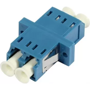 SYNERGY21 LC-LC duplex multimode OM2 optický adaptér, keramická dutinka, PVC, modrý