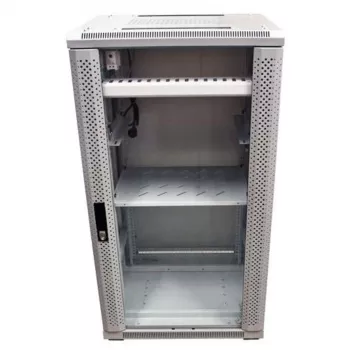 ALLNET 139698 - 12U - stojanová skriňa - sivá - oceľ - uzavretá - 48,3 cm (19