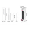 Miboxer Synergy 21 LED diaľkový ovládač 2,4GHz Dual White CCT+ stmievač (C3-W)