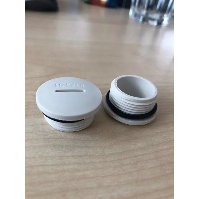 ALLNET inštalačná zaslepovacia zátka M25x1,5 2-dielna sada s O-krúžkom (M25x1,5-Blindplug-2Set)