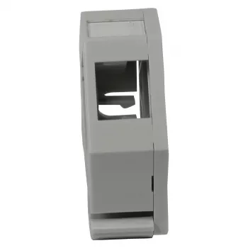 Synergy 21 S215416 Keystone DIN lištový modulový nosič pre 1x TP modul, sivá