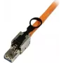 Synergy 21 CAT6A RJ45 konektor samec TP na priamu montáž, bez nástroja, tienený, Push/Pull zaistenie