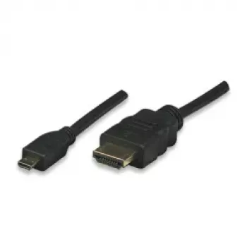 ALLNET HDMI na Micro HDMI kábel 1m 4K/60Hz čierna (ALL-HDMI-Micro-1m)