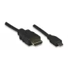 ALLNET HDMI na Micro HDMI kábel 1m 4K/60Hz čierny (ALL-HDMI-Micro-1m)
