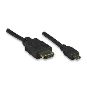 ALLNET HDMI na Micro HDMI kábel 1m 4K/60Hz čierna (ALL-HDMI-Micro-1m)