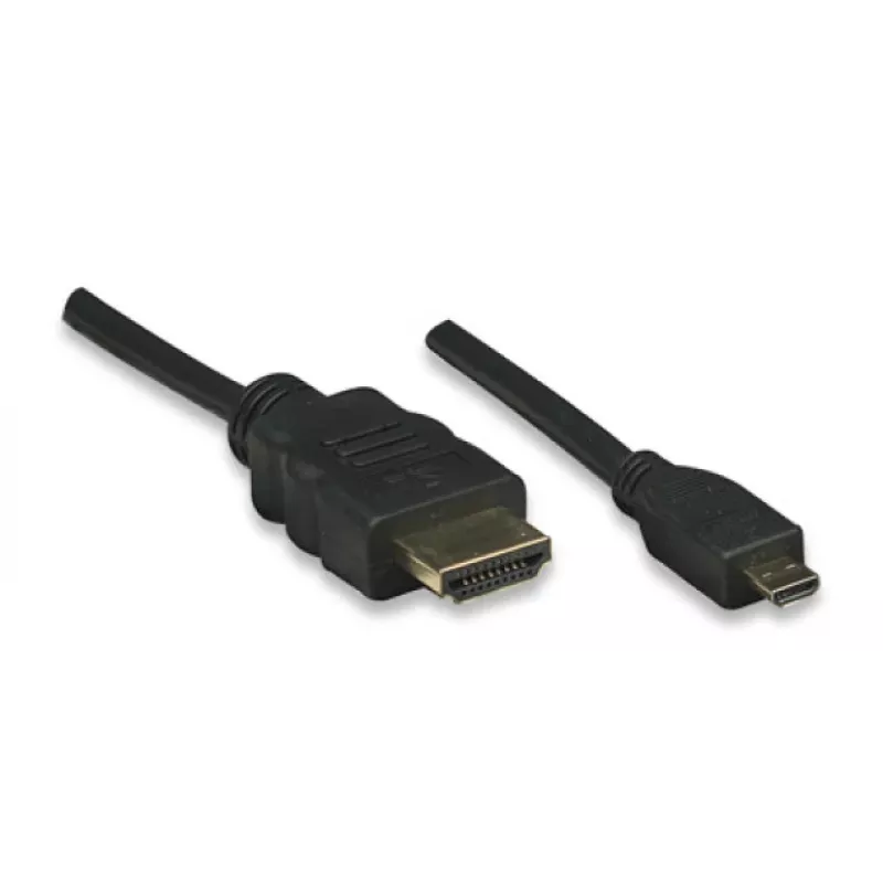 ALLNET HDMI na Micro HDMI kábel 1m 4K/60Hz čierny (ALL-HDMI-Micro-1m)