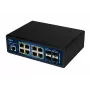 ALLNET ALL-SGI8112PM-BT Industrial Full Managed Layer2+ Gigabit Ethernet PoE++ Switch, 12-Port, 8x PoE++ (240W Budget)