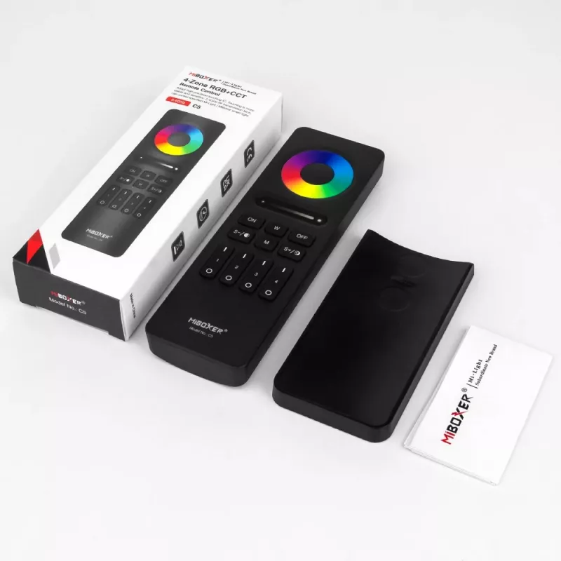 Miboxer Synergy 2.4GHz RGB+CCT LED diaľkový ovládač 4 zóny (C5-W)