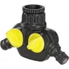 Kärcher 45° rohová spojka 1/2 palca pre Rain System - čierna/žltá (2.645-199.0)