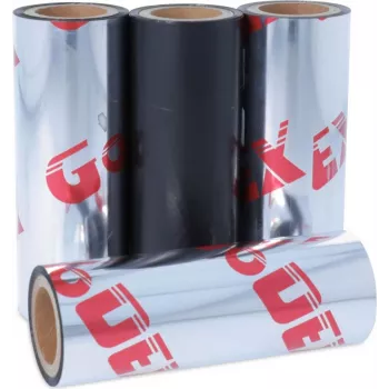 GODEX C.ITOH Godex termotransferová páska série 265 - vosk/pryskyrica - čierna - 57 mm x 74 m - vonkajšie navinutie