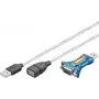 GOOBAY Pro USB sériový RS232 prevodník Mini transparentný