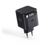 RealPower GaN nabíjačka 65W Čierna s 2x USB-C PD, kompaktná a výkonná