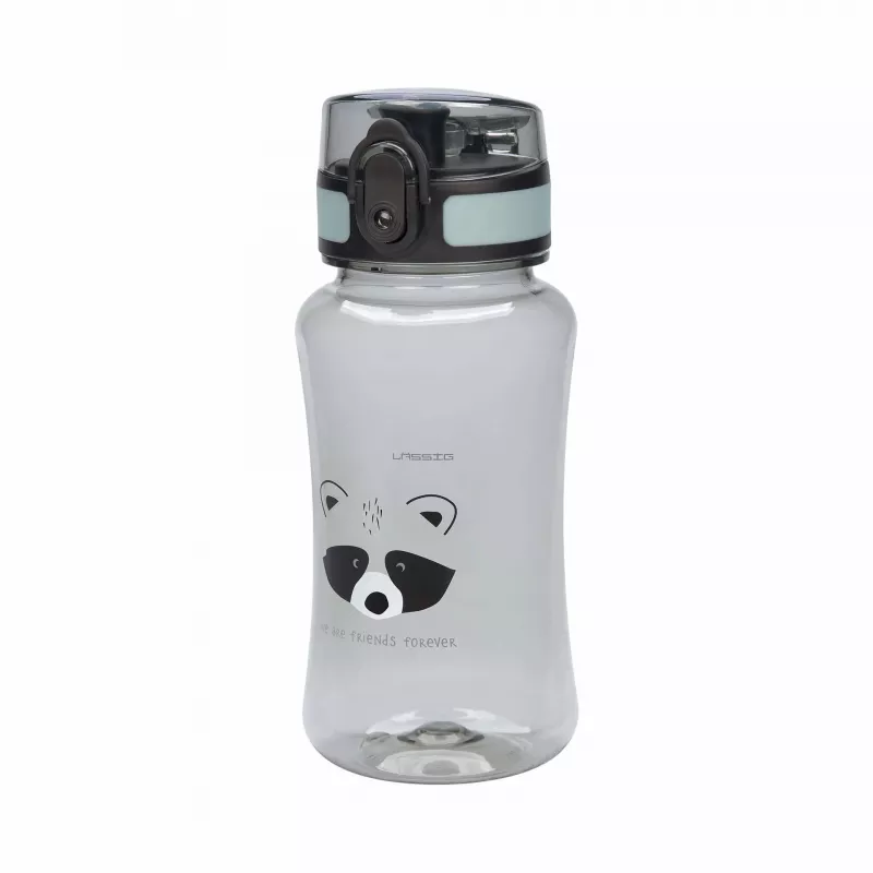 Lassig About Friends Raccoon obedár & Tritan fľaša na pitie sada 460 ml
