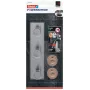 Tesa Powerbutton Classic lišta s háčikmi nehrdzavejúca oceľ (59334-00000-01)