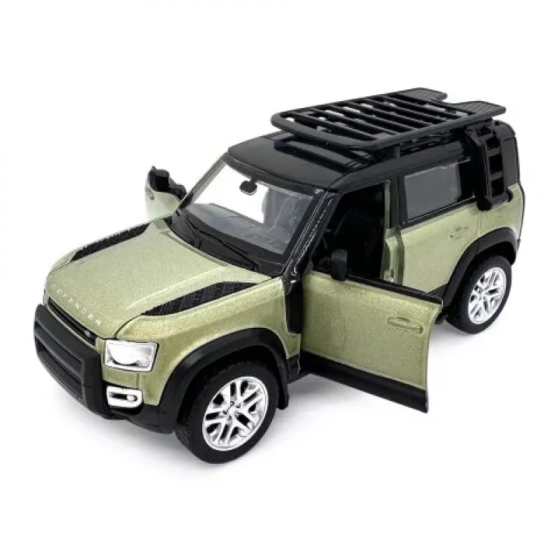 JAMARA Land Rover Defender 1:43 2in1 RC & Pull-Back zelený 3+
