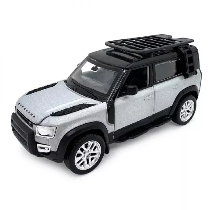 JAMARA Land Rover Defender 1:43 2in1 RC model auta strieborný 3+