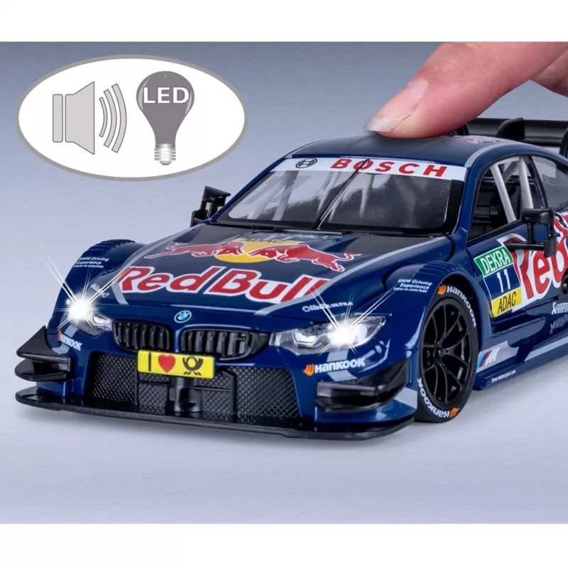 JAMARA BMW M4 DTM 1:24 modré diaľkovo ovládané auto 3+