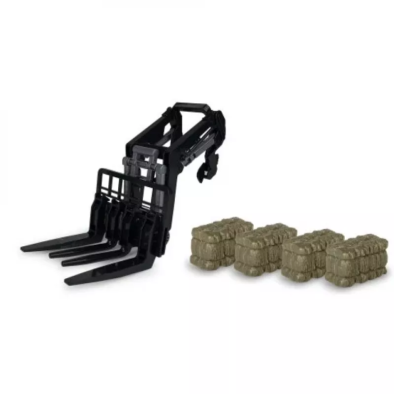 Jamara čelný nakladač s vidlicou a 4 balíkmi sena pre RC traktor 1:14 (423286)