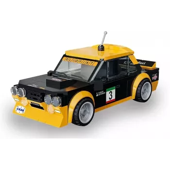 Jamara CaDA Fiat Abarth 131 1:24 Black stavebnica z kociek (402921)