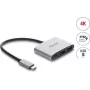 Delock USB Type-C adaptér na HDMI 4K 60 Hz s USB Type-A a USB Type-C PD 3.1 140 W