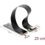 Delock M.2 Key M na 1 x OCuLink SFF-8612 konvertor s 20 cm káblom