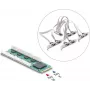 DELOCK M.2 karta na 8x sériový RS-232 DB9