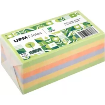 UPM Notes samolepiace lístočky 5855-76PG-6 Spring 125x75mm 100 listov 6 blokov mix farieb