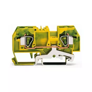 WAGO uzemňovacia svorka zeleno-žltá 0,2-6 mm² 282-907