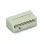 WAGO 243-308 SMD svorkovnica, 8-pólová, rozteč 2,5 mm, Push-in CAGE CLAMP, 100 V, 6 A, biela