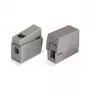 WAGO 224-101 1-vodičová 2-násobná Push-in CAGE CLAMP svorka, 400 V, 24 A, 0,5-2,5 mm², transparentná/sivá