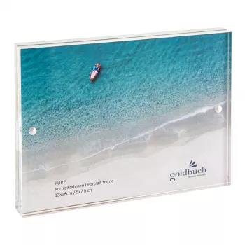 Goldbuch Pure Akrylátový transparentný rám na jednotlivé obrázky 13 x 18 cm obdĺžnikový 180 mm
